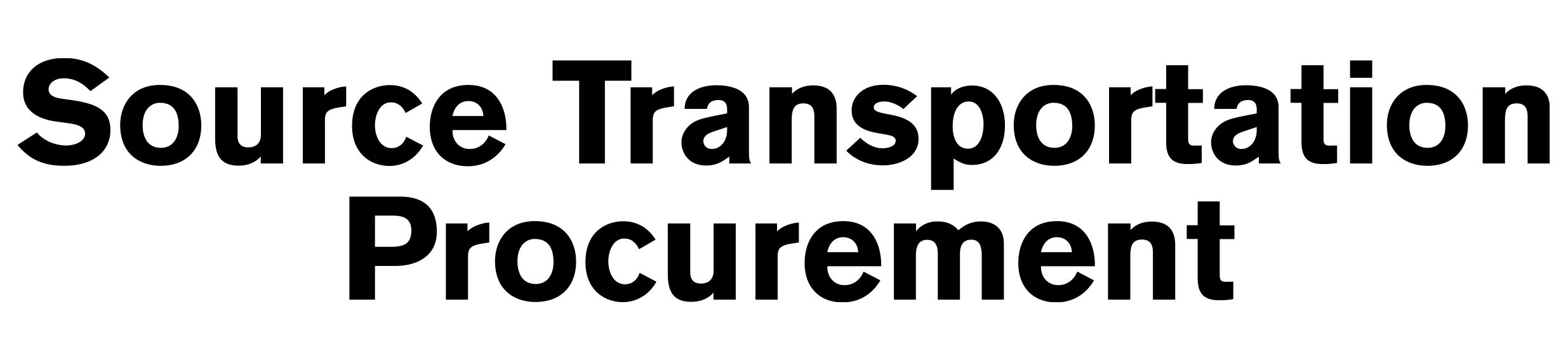 Transportation Procurement